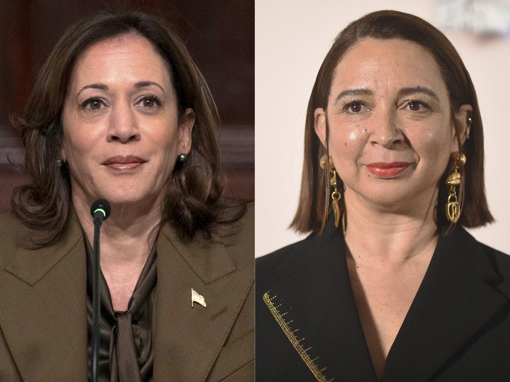 Social media is crying out for comedian Maya Rudolph (right) to bring her Kamala Harris impression back to <em>SNL</em>.
