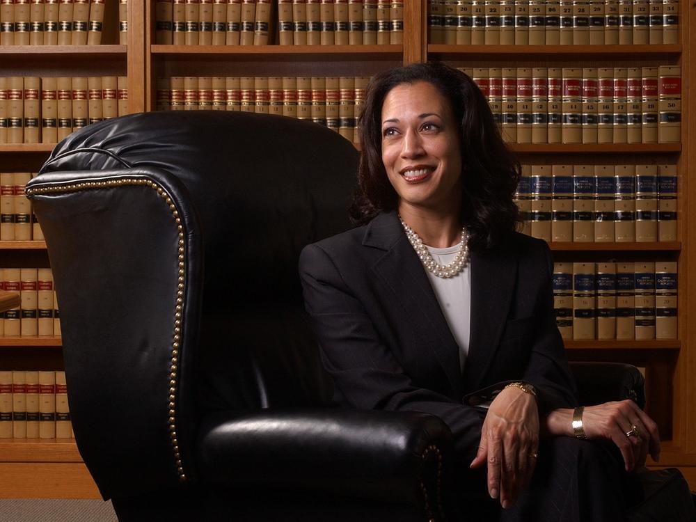Kamala Harris, then the San Francisco district attorney, poses for a portrait on June 18, 2004.