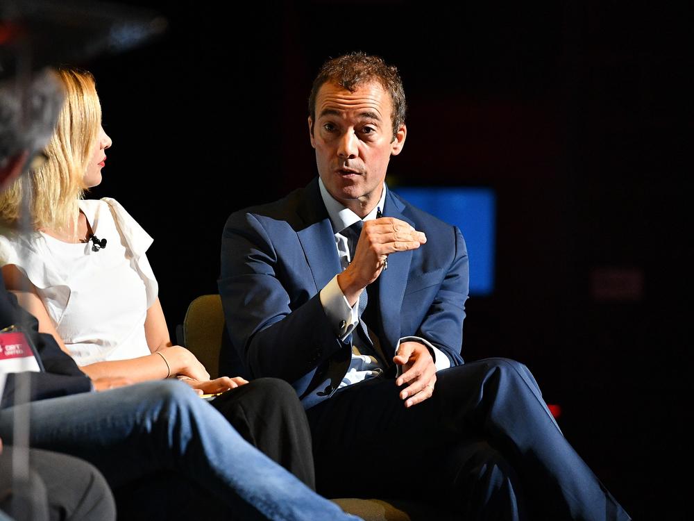 Scotland Yard is reviewing allegations against the Washington Post's publisher and CEO, Will Lewis, shown here at a conference in 2017. The preliminary inquiry centers on Lewis' actions while an executive for Rupert Murdoch's British newspaper company.