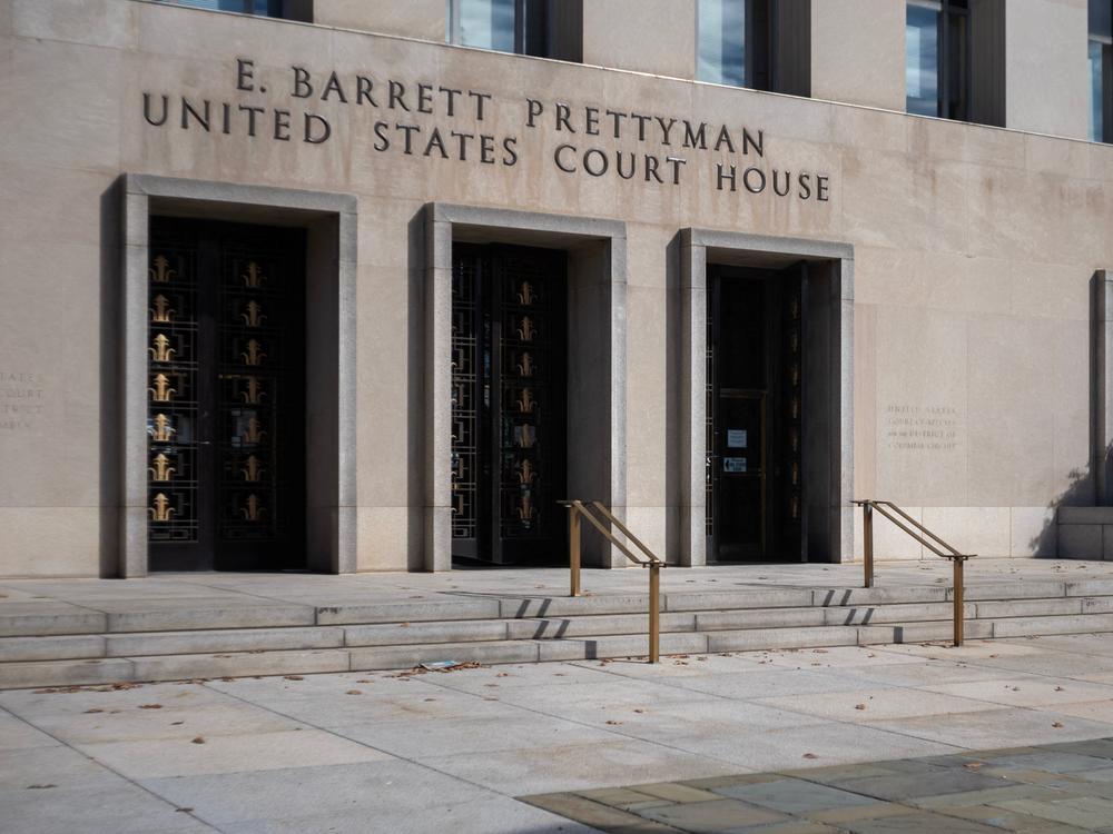 The E. Barrett Prettyman United States Courthouse, seen here in 2023, is where Judge Tanya Chutkan presides over the case accusing Donald Trump of conspiring to overturn the 2020 US election.