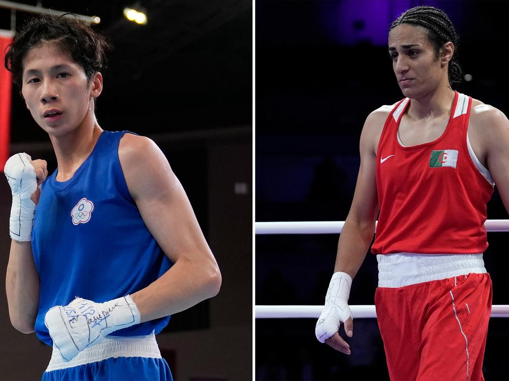 Taiwan's Lin Yu-ting, left, and Algeria's Imane Khelif have competed in boxing competitions as women for years. But their presence in Paris is being scrutinized by some after they failed a vague gender eligibility test last year.