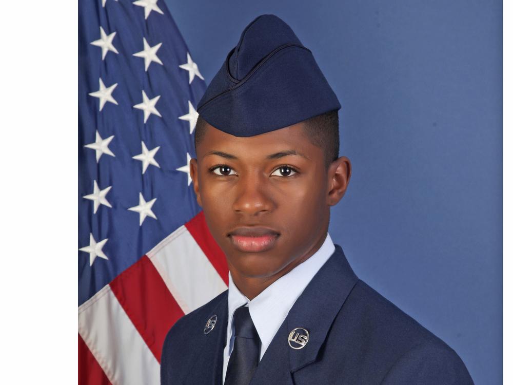 U.S. Air Force Senior Airman Roger Fortson, seen in a 2019 photo, was shot and killed by a Florida sheriff’s deputy in May.