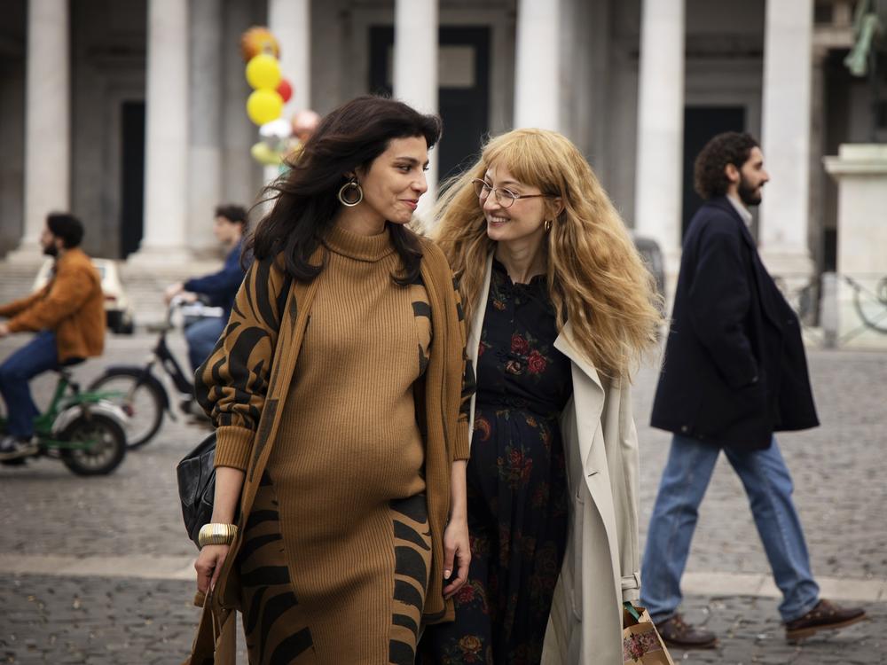 Irene Maiorino, left, and Alba Rohrwacher, right, play the adult versions of protagonists Lila and Lenù in the fourth season of <em>My Brilliant Friend</em>.