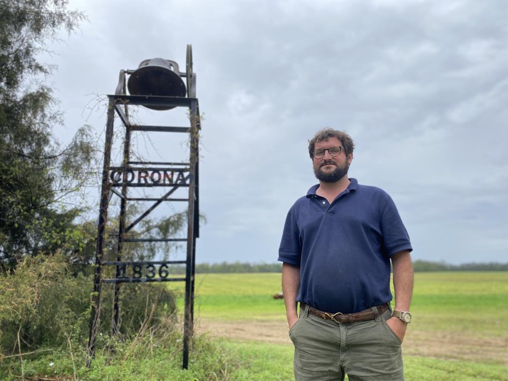 Tipton's farm has been in his family for eight generations. He says one of his biggest priorities is soil resilience for droughts.