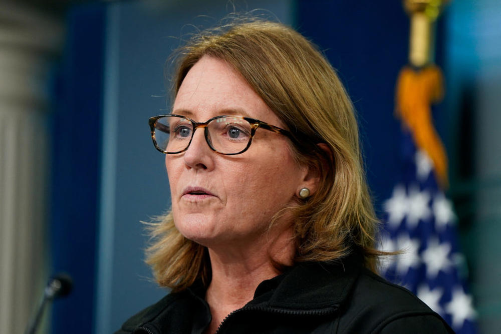 Deanne Criswell, administrator of the U.S. Federal Emergency Management Agency, speaks during a press briefing at the White House in Washington, D.C., Sept. 26, 2024. File photo by Elizabeth Frantz/Reuters