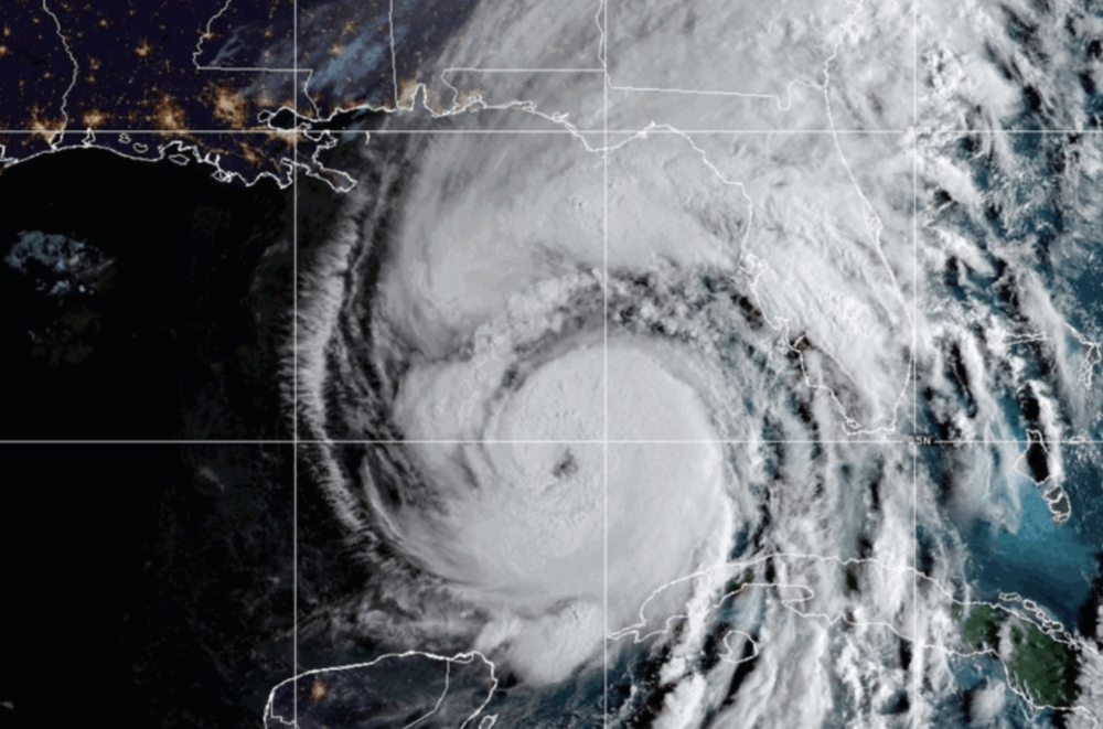 Satellite image of Hurricane Helene on Sept. 26, 2024, via CIRA/NOAA