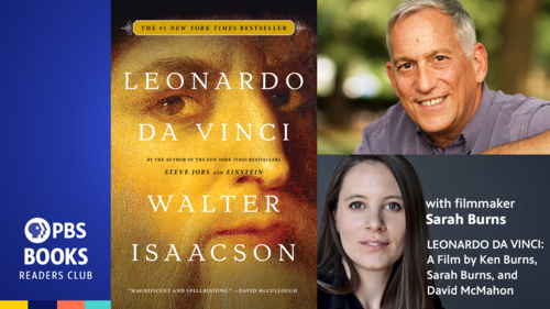       PBS Books Featuring Da Vinci and Walter Isaacson and Sarah Burns
  