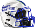 Lanier Christian Academy Lightning Helmet