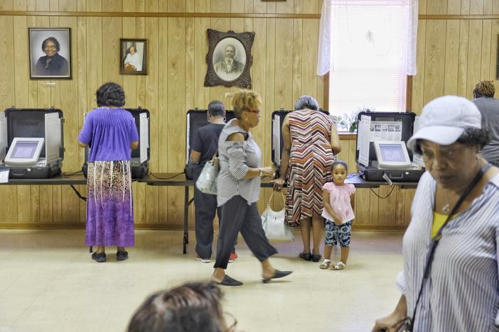 Voters stand ready to vote in Georgia in this file photo from Grant Blankenship.