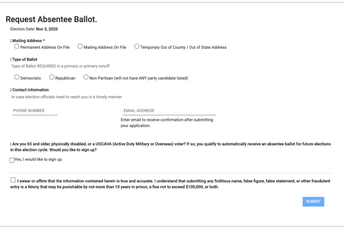 Here's How To Request A Georgia Absentee Ballot Using The Online Portal ...