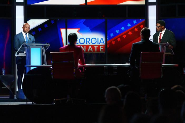 Raphael Warnock, Herschel Walker Clash In U.S. Senate Debate | Georgia ...