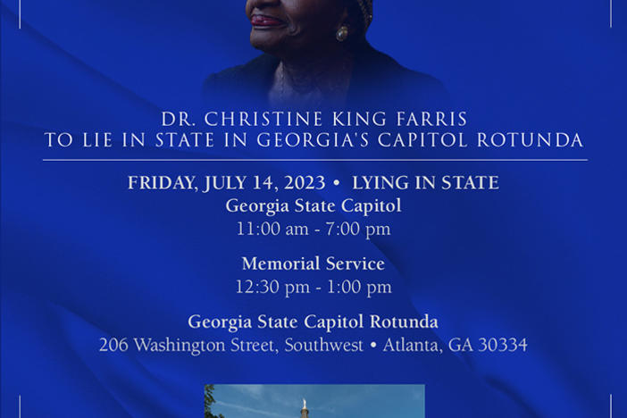 The last sibling of the late Rev. Dr. MLK, Jr. to lie in state at GA Capitol
