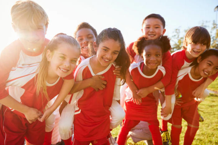 Youth sports stock photo
