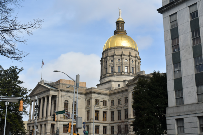 Regilding the iconic Gold Dome is just one part of the Capitol Hill renovations that are taking off. Ross Williams/Georgia Recorder