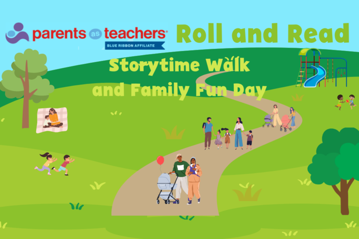 Parents as Teachers will hold a Roll and Read event June 15, 2024, 9:00 am-1:00 pm, in Centerville, GA.