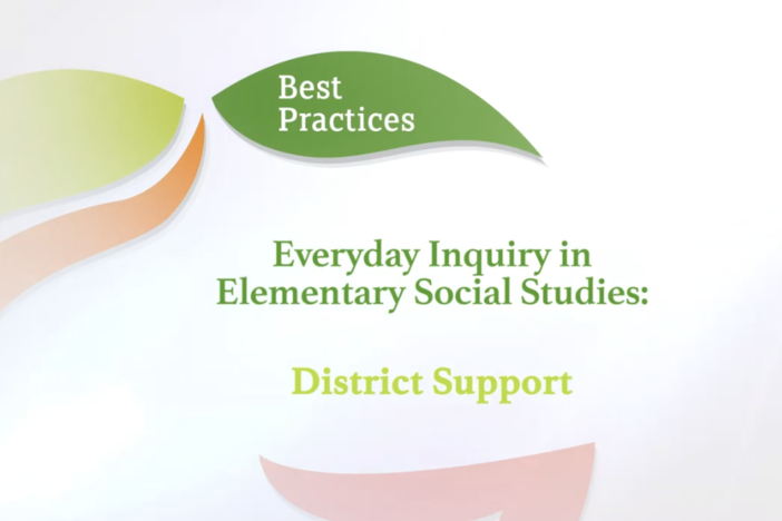 Everyday Inquiry in Elementary Social Studies