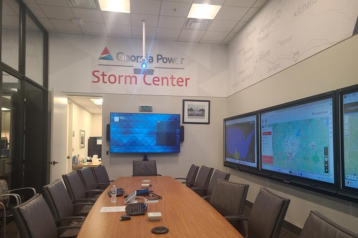 Georgia Power's Storm Center is the headquarters for their emergency weather response.