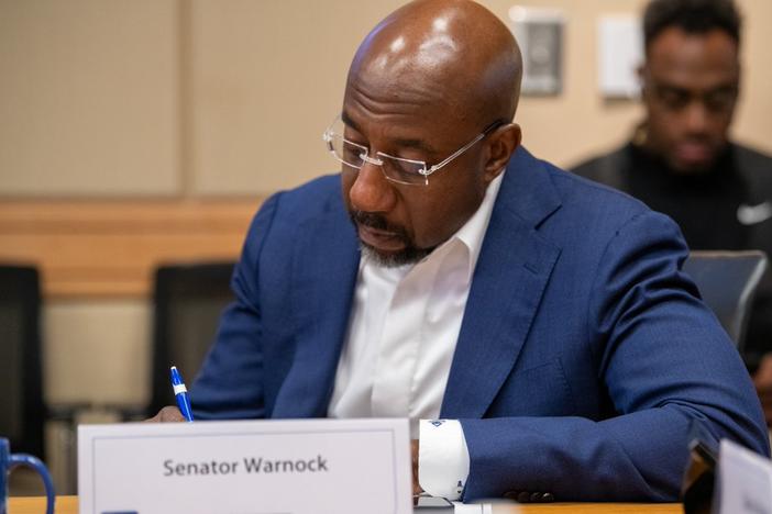 Sen. Raphael Warnock introduced legislation on July 11 to provide a three-year relief plan to cover those in the Medicaid coverage gap under private insurance. (X/Senator Reverend Raphael Warnock)