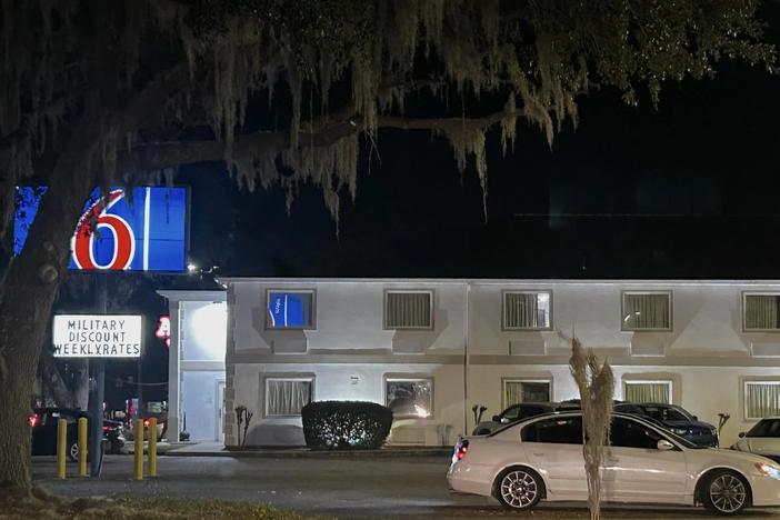 Motel 6 Hinesville, Nov. 12, 2024. Credit: Robin Kemp/The Current GA