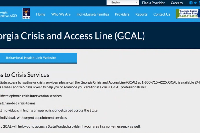 Georgia Crisis and Access Line (GCAL)