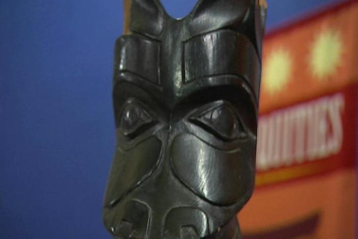 Appraisal: 20th C. Reproduction Northwest Coast Totem Pole, from Boston Hour 1.