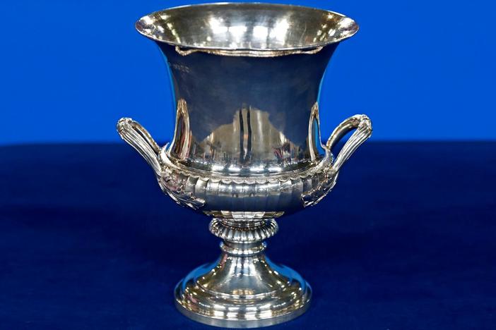 Appraisal: 1826 English George IV Period Silver Urn, from Kansas City Hour 1.