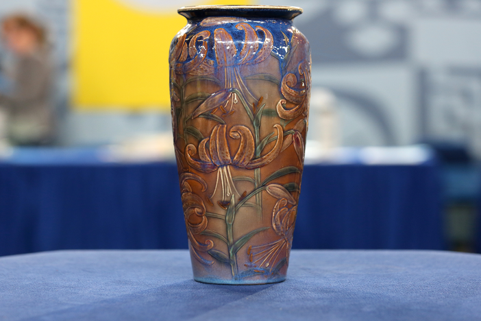 Appraisal: 1927 Rookwood Shirayamadani "Black Opal" Vase, in St. Louis Hour 2.