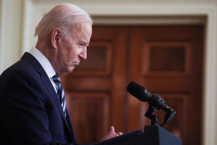 Biden imposes new sanctions on Russia amid military onslaught in Ukraine