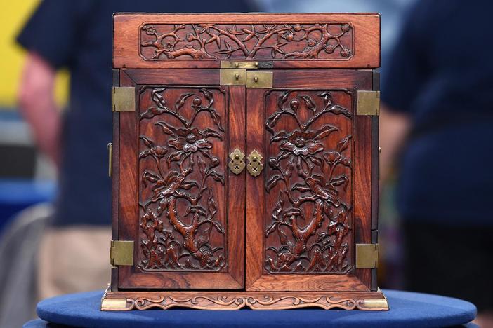 Appraisal: Chinese Huanghuali Cosmetic Case, ca. 1700, from Spokane Hour 3.