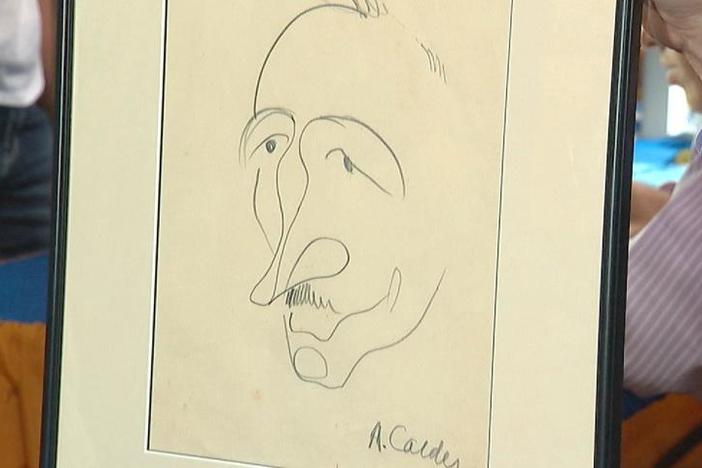 Appraisal: 20th-Century Alexander Calder Drawing, from Boise Hour 1.