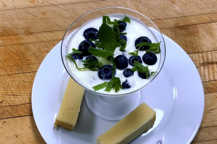 This lemon posset is one of Jacques Pépin's simplest recipes.