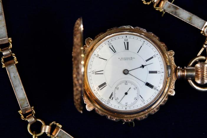 Appraisal: E. Howard Watch & Gold Quartz Chain, from Rapid City Hour 2.