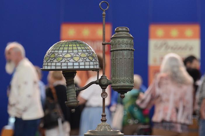 Appraisal: Tiffany Studios Student Lamp, ca. 1900, from Albuquerque, Hour 2.
