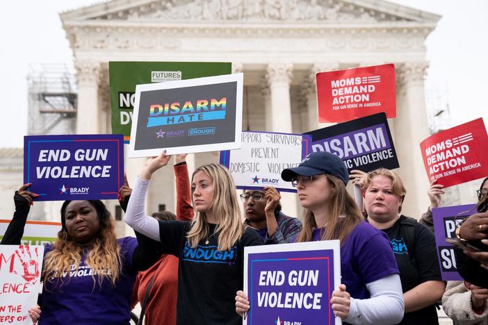 In domestic violence gun ban case, Supreme Court considers dangers and due process