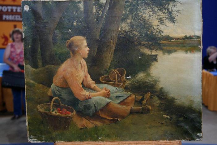 Appraisal: Luis Jimenez y Aranda Oil Painting, ca. 1880
