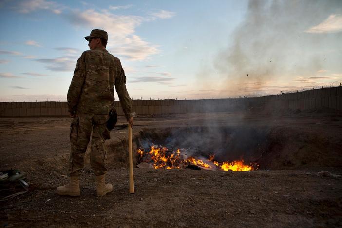 Supreme Court hears an Army reservist's case involving exposure to burn pits in Iraq
