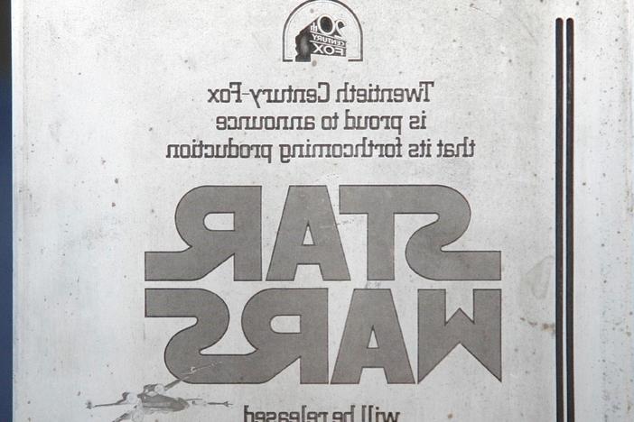 Appraisal: 1976 "Star Wars" Printer's Plate