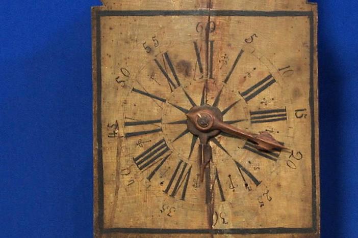 Appraisal: Wooden Works Cuckoo Clock, ca. 1820, from Spokane, Hour 1.