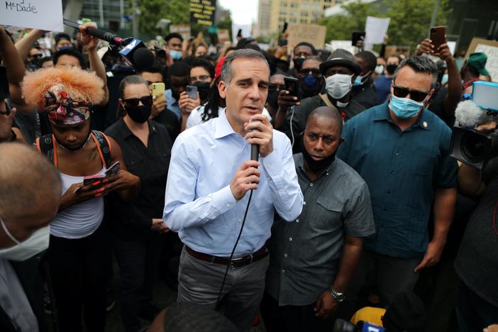 Garcetti: Eliminating police would be the wrong response to misconduct