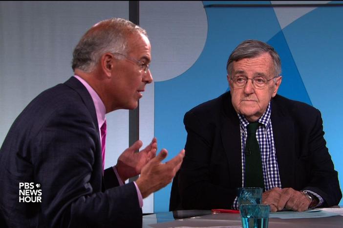 Shields and Brooks on Biden’s presidential pondering, voter perceptions of Clinton
