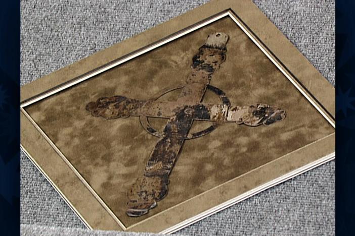 Appraisal: 18th-Century Trade Silver Cross, from Vintage Las Vegas.