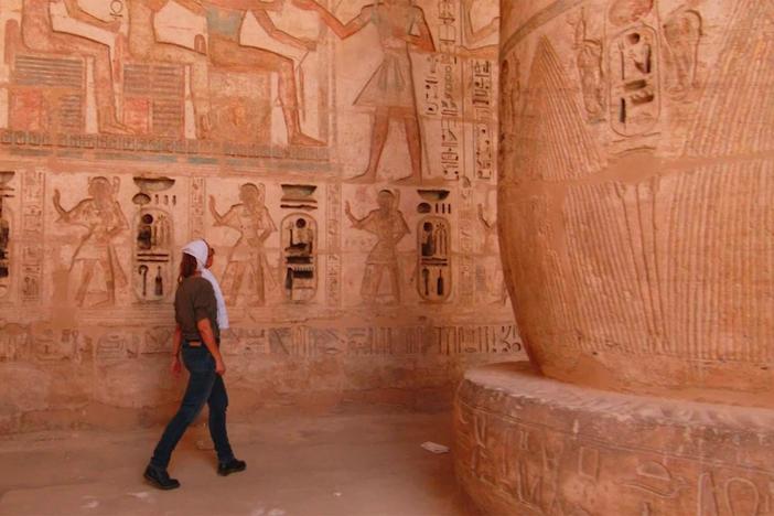 The duo explores different tombs and temples in the West Bank and East Bank of Luxor.