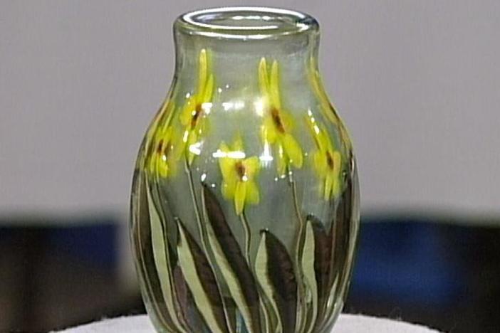 Appraisal: Tiffany Aquamarine Glass Vase, from Vintage Hartford.
