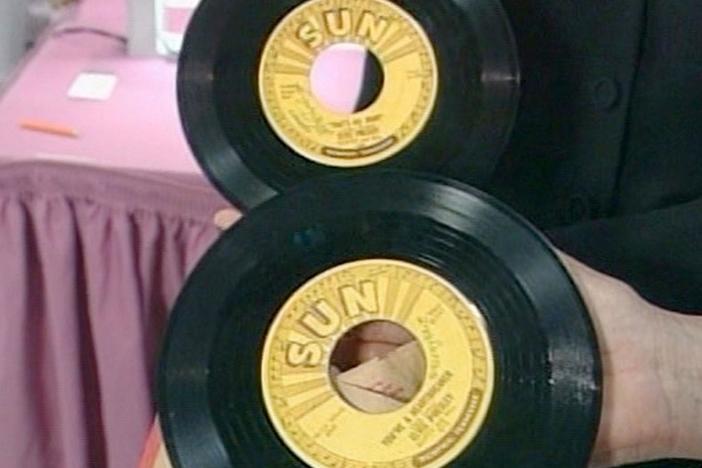 Appraisal: Elvis Presley-signed Sun Records, ca. 1955, from Vintage Miami.