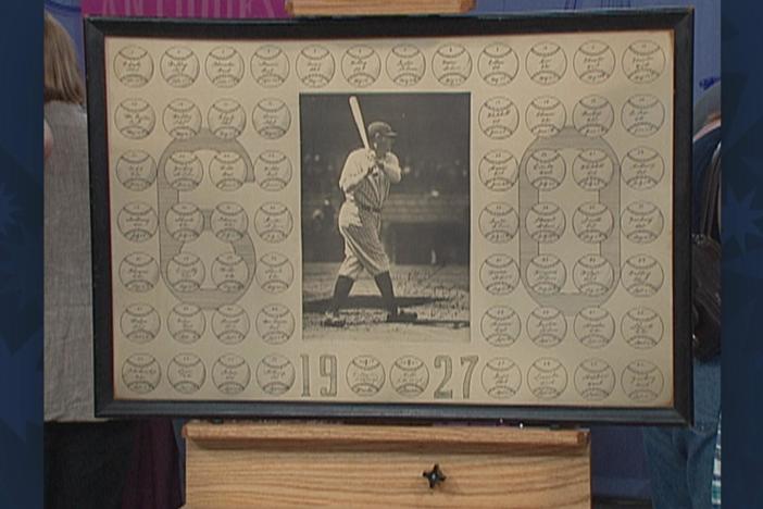 Appraisal: Babe Ruth-Signed Home Run Piece, from Vintage Madison.