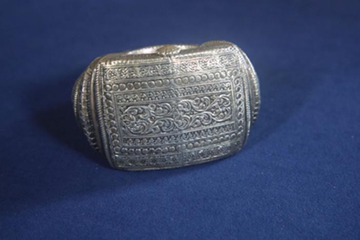 Appraisal: Late 19th-Century Omani Silver Anklet in Newport, Part 6.