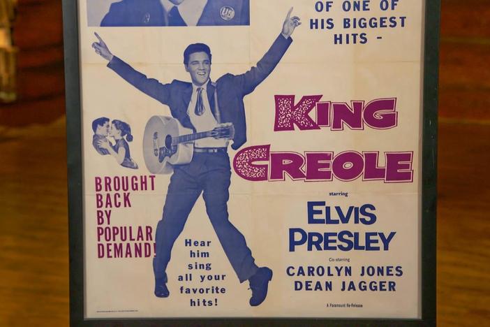 Appraisal: Elvis Presley 'King Creole' Movie Poster, ca. 1960