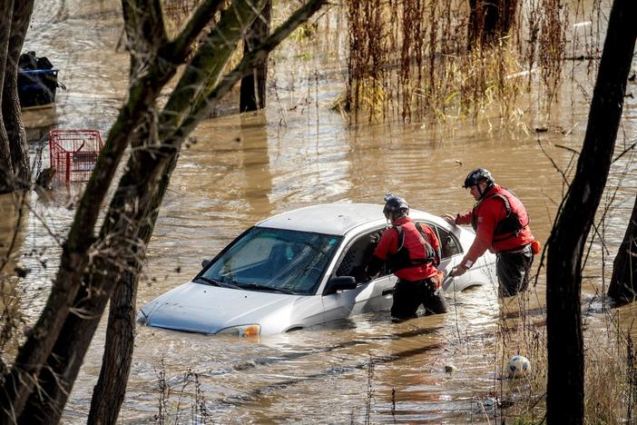 News Wrap: Back-to-back storms bring record rainfall to California