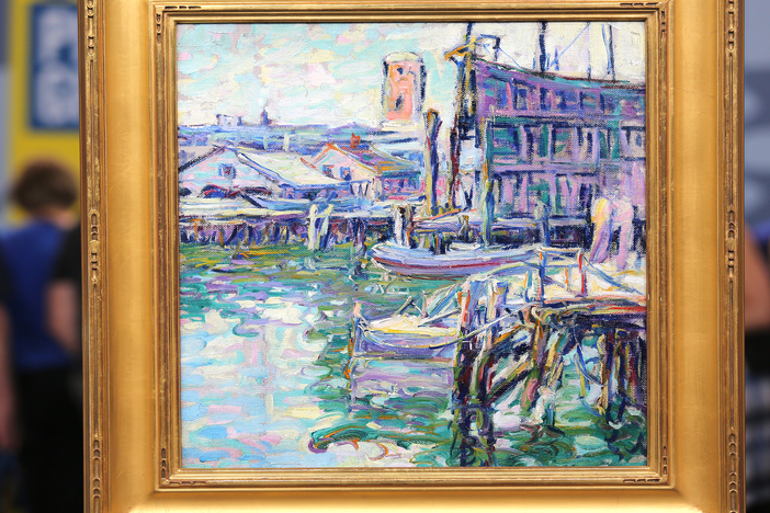 Appraisal: Kathryn Cherry Oil Painting, ca. 1925, in St. Louis Hour 1.