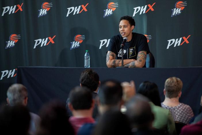 Brittney Griner describes release from Russia and readjusting to life at home